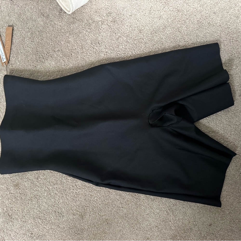 SKIMS Black Thigh Shorts